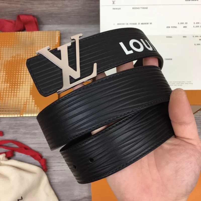 LOUIS VUITTON INITIALS 40MM REVERSIBLE BELT BLACK ¨C B127 - Image 2
