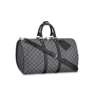 LOUIS VUITTON KEEPALL BANDOULIÈRE 45 DAMIER GRAPHITE CANVAS – WLM546