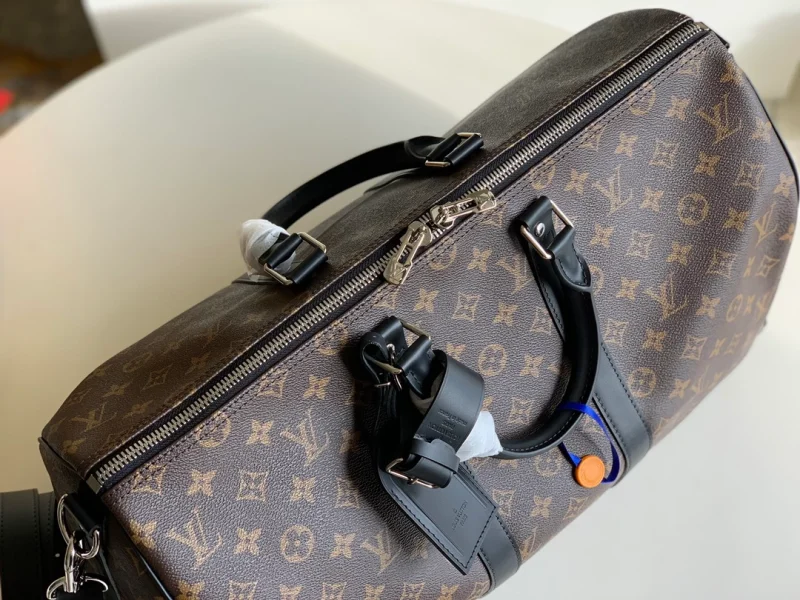 LOUIS VUITTON KEEPALL BANDOULIÈRE 45 MONOGRAM MACASSAR  – WLM545 - Image 9