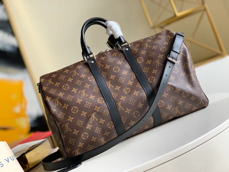 LOUIS VUITTON KEEPALL BANDOULIÈRE 45 MONOGRAM MACASSAR  – WLM545 - Image 3