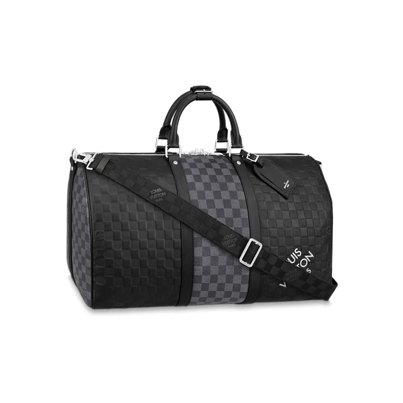 LOUIS VUITTON KEEPALL BANDOULIÈRE 50 BAG DAMIER INFINI LEATHER – WLM541