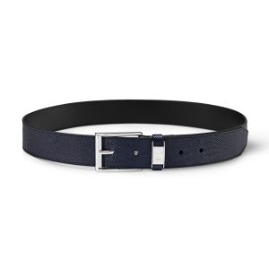 LOUIS VUITTON LV CITY PIN 35MM BELT IN NAVY BLUE-B108