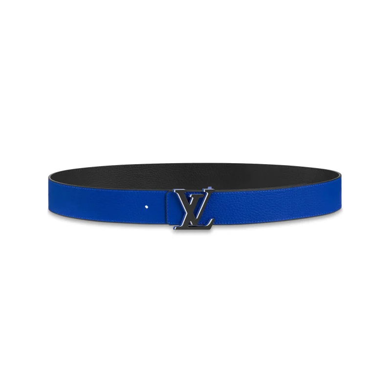 LOUIS VUITTON OPTIC 40MM REVERSIBLE BELT BLUE/BLACK ¨C B0136
