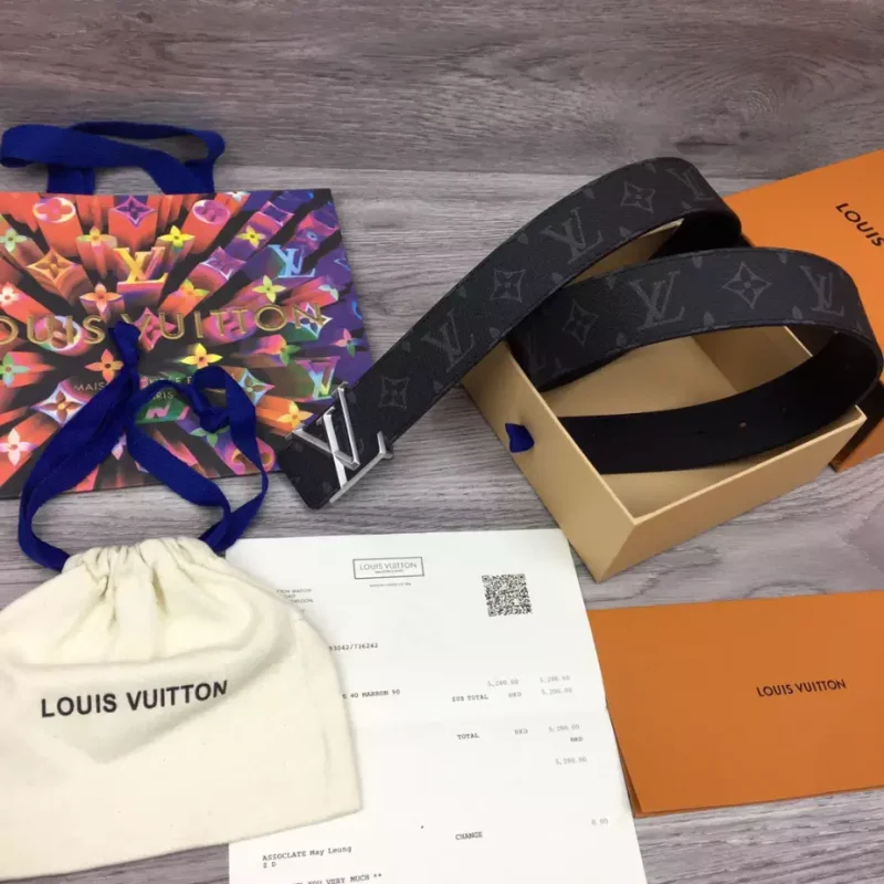 LOUIS VUITTON PYRAMIDE 40MM BELT IN BROWN ¨C B125 - Image 3