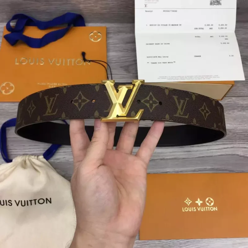 LOUIS VUITTON PYRAMIDE 40MM BELT IN BROWN ¨C B126 - Image 3