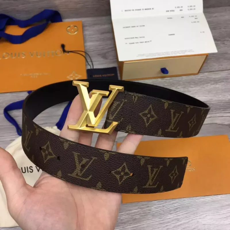 LOUIS VUITTON PYRAMIDE 40MM BELT IN BROWN ¨C B126 - Image 2