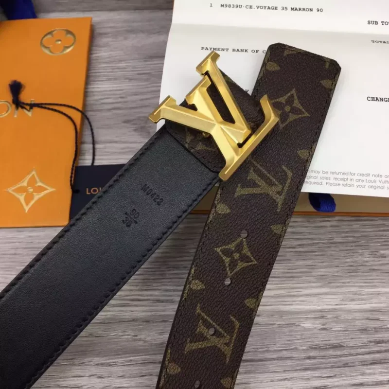 LOUIS VUITTON PYRAMIDE 40MM BELT IN BROWN ¨C B126 - Image 6