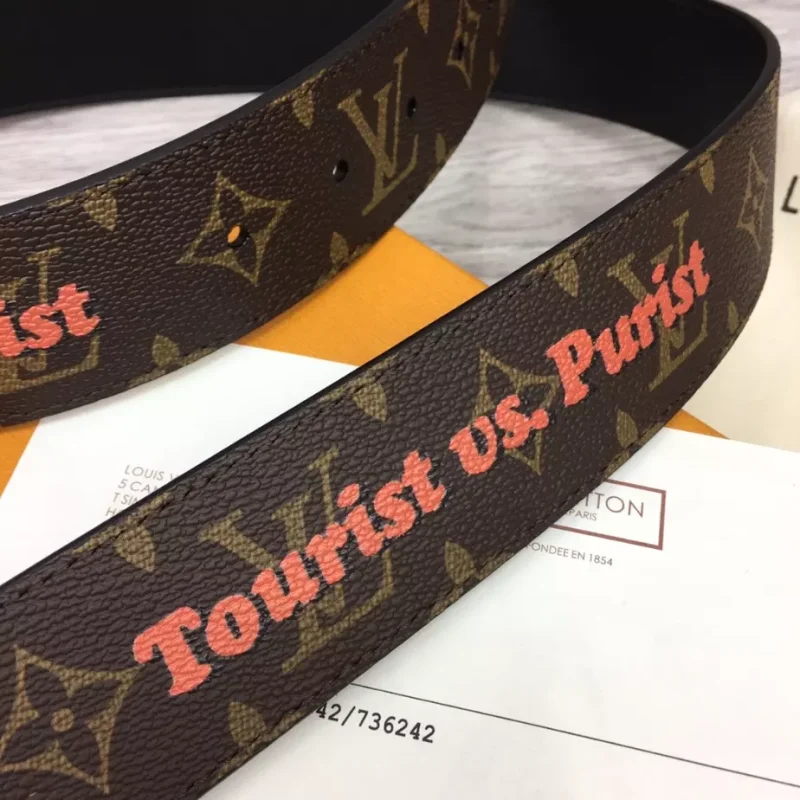 LOUIS VUITTON PYRAMIDE 40MM REVERSIBLE BELT MONOGRAM CANVAS RECTO SIDE ¨C B0135 - Image 3