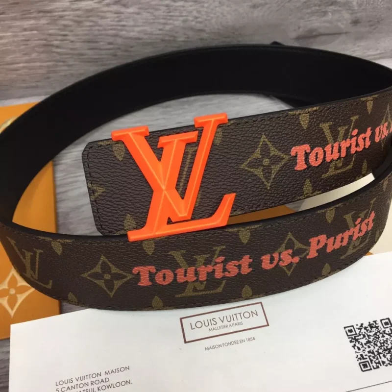 LOUIS VUITTON PYRAMIDE 40MM REVERSIBLE BELT MONOGRAM CANVAS RECTO SIDE ¨C B0135 - Image 4