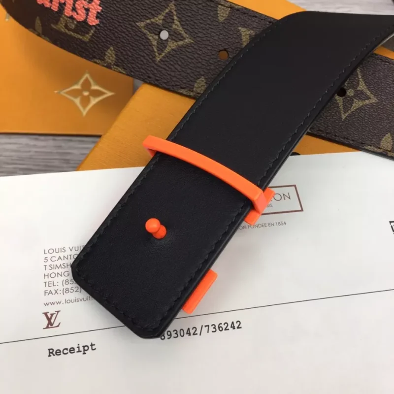 LOUIS VUITTON PYRAMIDE 40MM REVERSIBLE BELT MONOGRAM CANVAS RECTO SIDE ¨C B0135 - Image 5