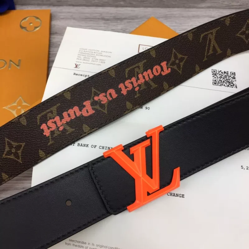 LOUIS VUITTON PYRAMIDE 40MM REVERSIBLE BELT MONOGRAM CANVAS RECTO SIDE ¨C B0135 - Image 8
