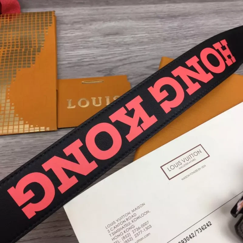 LOUIS VUITTON PYRAMIDE CITIES EXCLUSIVE 40MM REVERSIBLE BELT ¨C B0122 - Image 4