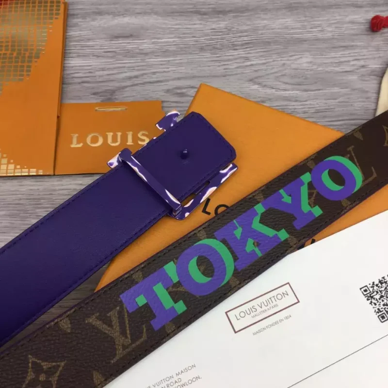 LOUIS VUITTON PYRAMIDE CITIES EXCLUSIVE 40MM REVERSIBLE BELT ¨C B0123 - Image 7