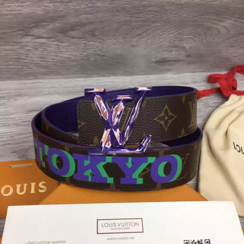 LOUIS VUITTON PYRAMIDE CITIES EXCLUSIVE 40MM REVERSIBLE BELT ¨C B0123 - Image 4
