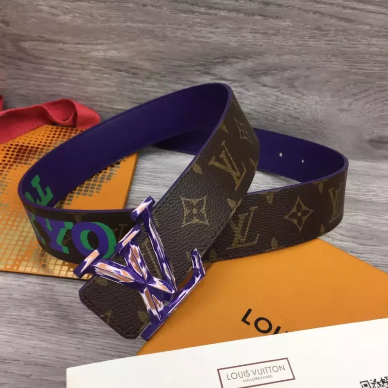 LOUIS VUITTON PYRAMIDE CITIES EXCLUSIVE 40MM REVERSIBLE BELT ¨C B0123 - Image 9