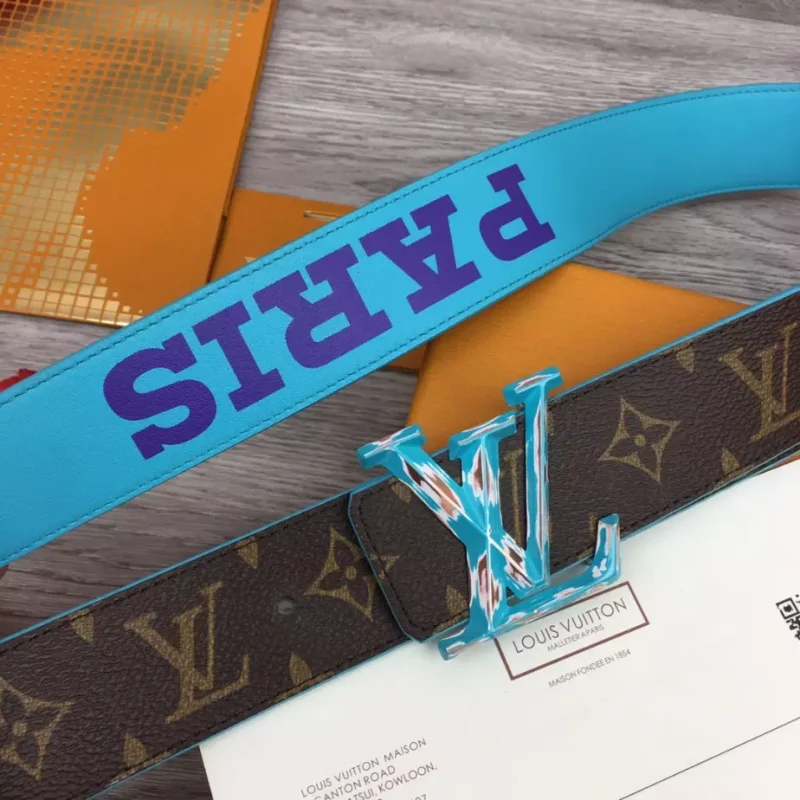 LOUIS VUITTON PYRAMIDE CITIES EXCLUSIVE 40MM REVERSIBLE BELT ¨C B0124 - Image 9