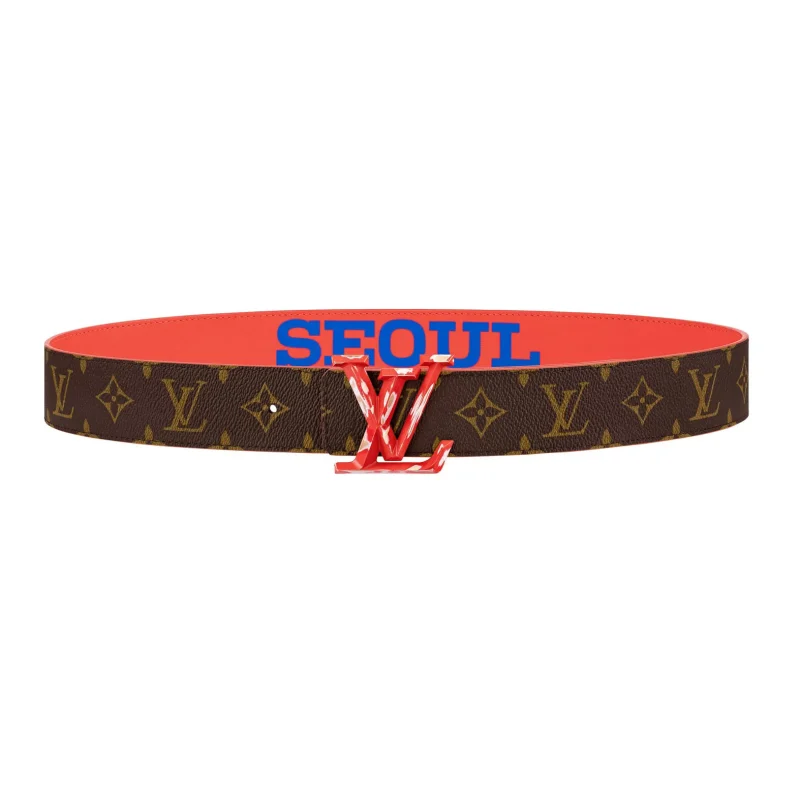 LOUIS VUITTON PYRAMIDE CITIES EXCLUSIVE 40MM REVERSIBLE BELT ¨C B0128