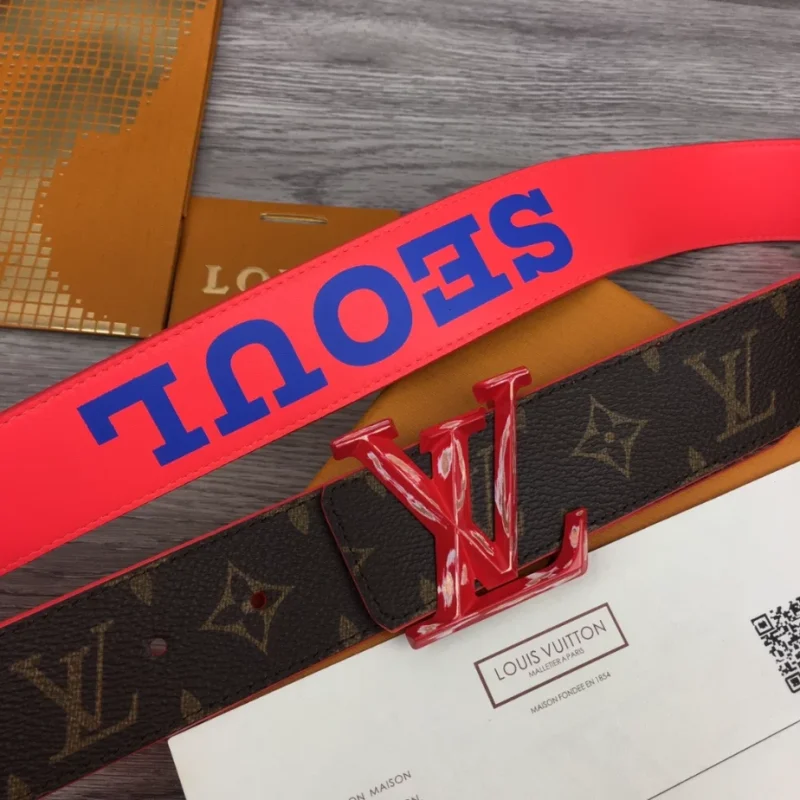 LOUIS VUITTON PYRAMIDE CITIES EXCLUSIVE 40MM REVERSIBLE BELT ¨C B0128 - Image 3