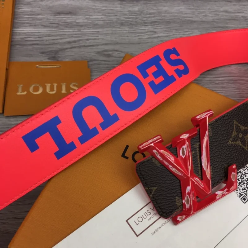 LOUIS VUITTON PYRAMIDE CITIES EXCLUSIVE 40MM REVERSIBLE BELT ¨C B0128 - Image 5
