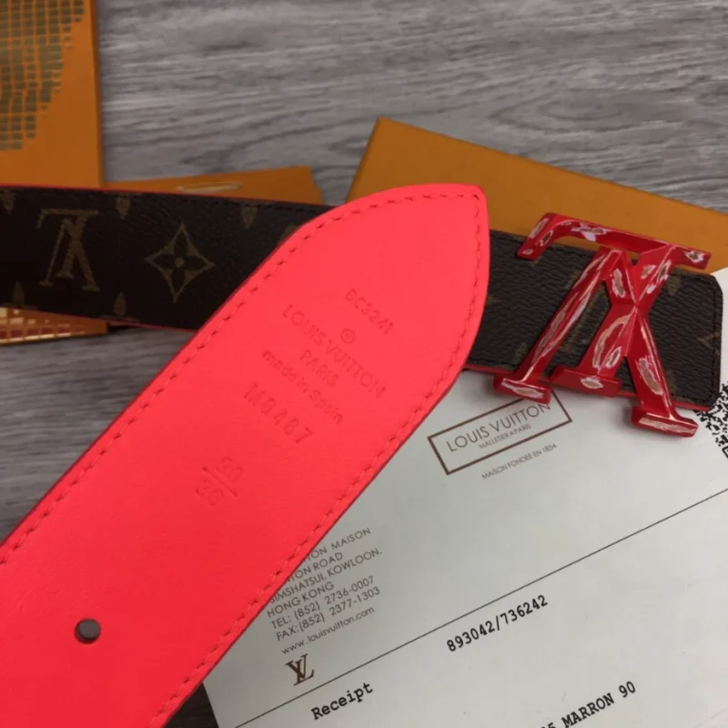 LOUIS VUITTON PYRAMIDE CITIES EXCLUSIVE 40MM REVERSIBLE BELT ¨C B0128 - Image 7