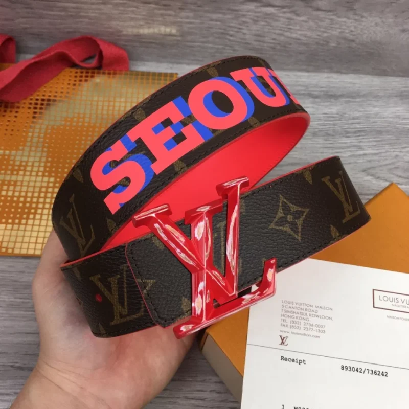 LOUIS VUITTON PYRAMIDE CITIES EXCLUSIVE 40MM REVERSIBLE BELT ¨C B0128 - Image 2