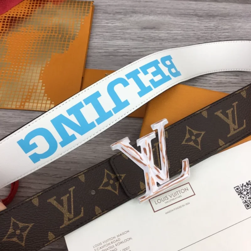LOUIS VUITTON PYRAMIDE CITIES EXCLUSIVE 40MM REVERSIBLE BELT ¨C B0129 - Image 4