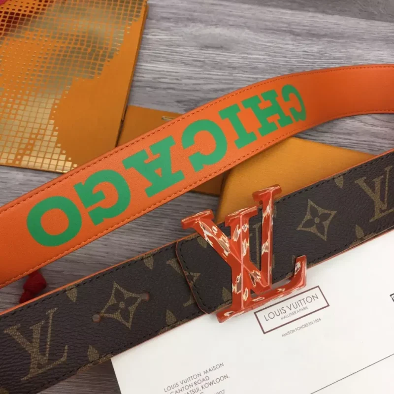 LOUIS VUITTON PYRAMIDE CITIES EXCLUSIVE 40MM REVERSIBLE BELT ¨C B0130 - Image 3