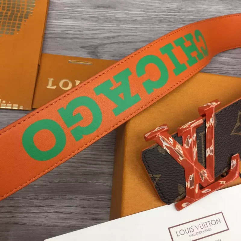 LOUIS VUITTON PYRAMIDE CITIES EXCLUSIVE 40MM REVERSIBLE BELT ¨C B0130 - Image 7