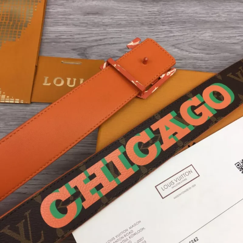 LOUIS VUITTON PYRAMIDE CITIES EXCLUSIVE 40MM REVERSIBLE BELT ¨C B0130 - Image 8