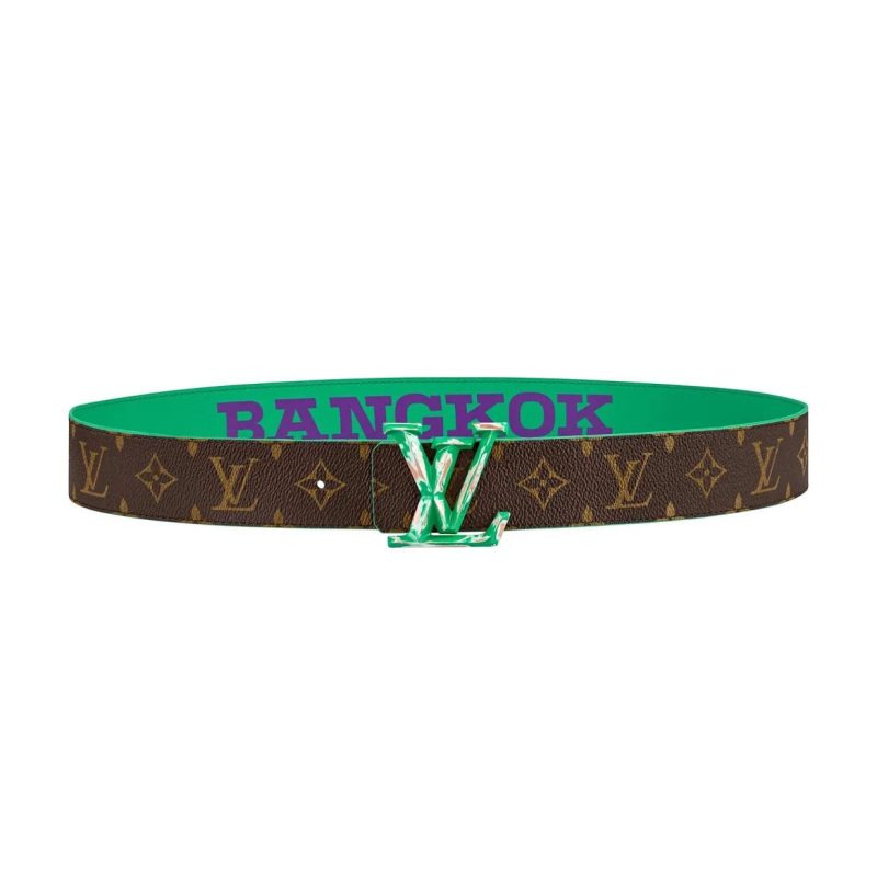 LOUIS VUITTON PYRAMIDE CITIES EXCLUSIVE 40MM REVERSIBLE BELT ¨C B0132