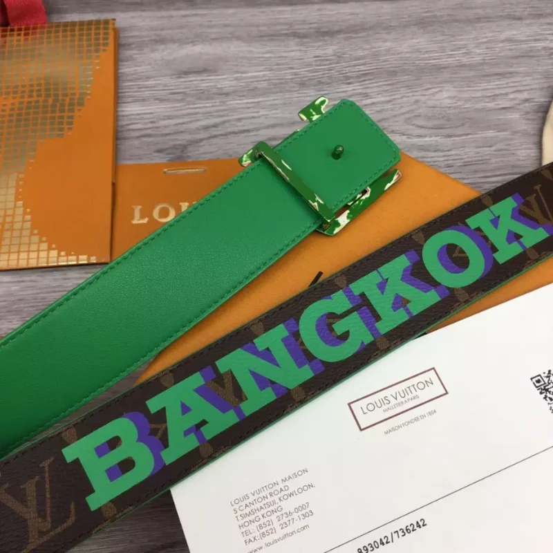 LOUIS VUITTON PYRAMIDE CITIES EXCLUSIVE 40MM REVERSIBLE BELT ¨C B0132 - Image 5