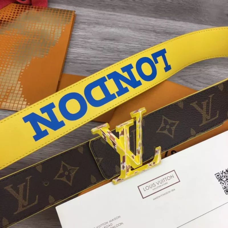 LOUIS VUITTON PYRAMIDE CITIES EXCLUSIVE 40MM REVERSIBLE BELT ¨C B0133 - Image 3