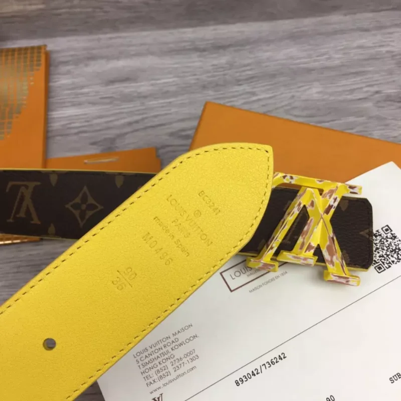 LOUIS VUITTON PYRAMIDE CITIES EXCLUSIVE 40MM REVERSIBLE BELT ¨C B0133 - Image 5