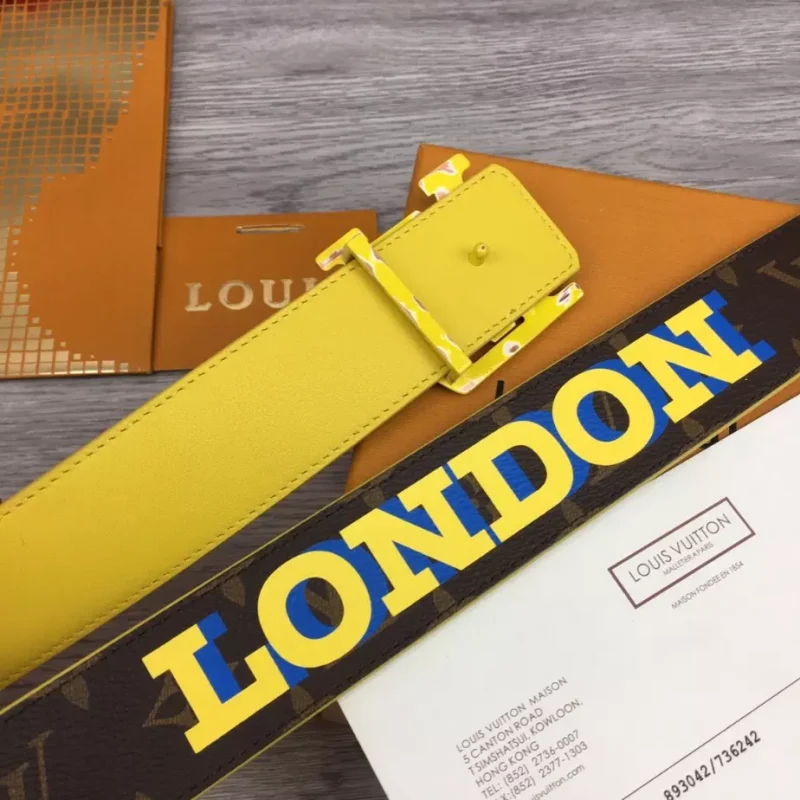 LOUIS VUITTON PYRAMIDE CITIES EXCLUSIVE 40MM REVERSIBLE BELT ¨C B0133 - Image 6