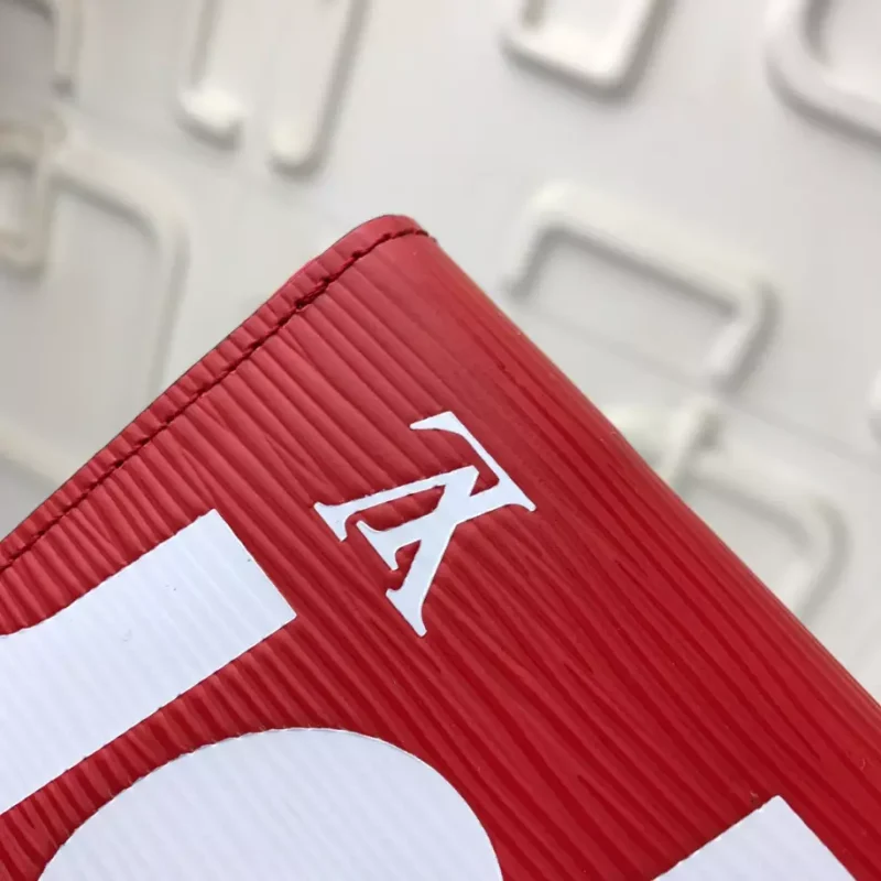 Louis Vuitton X Supreme Wallet Epi Red – WLM117 - Image 4