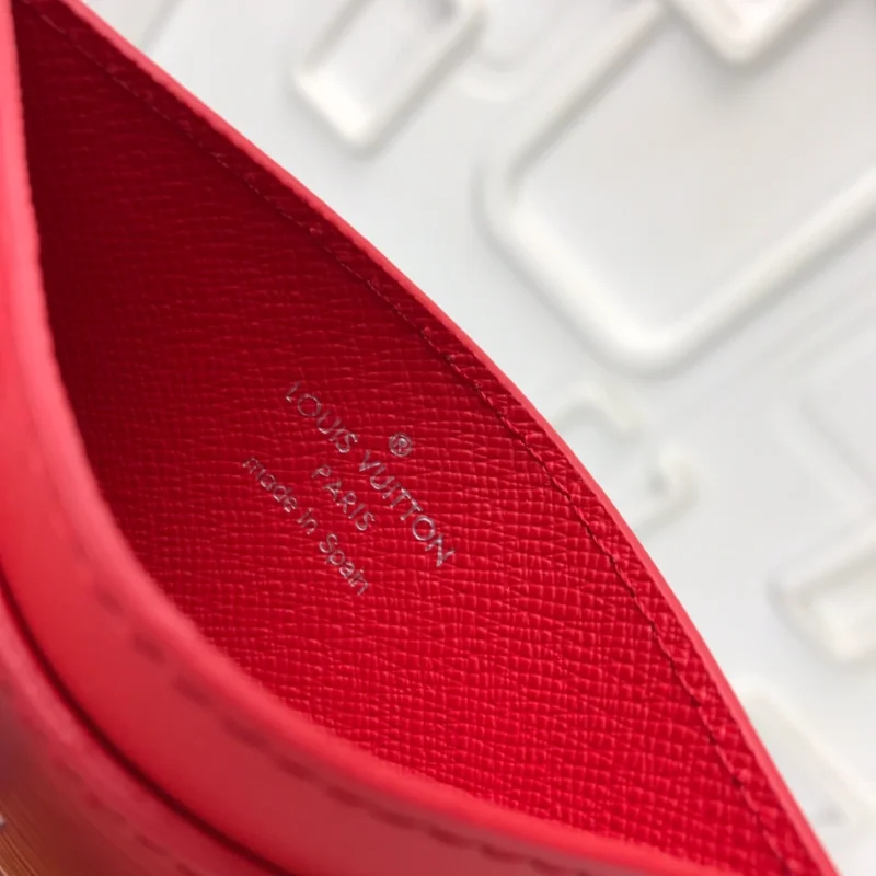 Louis Vuitton x Supreme Porte Carte Simple Epi Red – WLM121 - Image 5