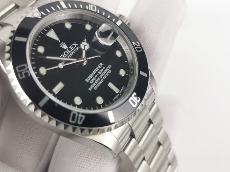 Rolex Submariner Date Dress Watch 41mm Black Dial 16610 - Image 5