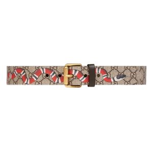 SNAKE PRINT GG SUPREME BELT-B0151