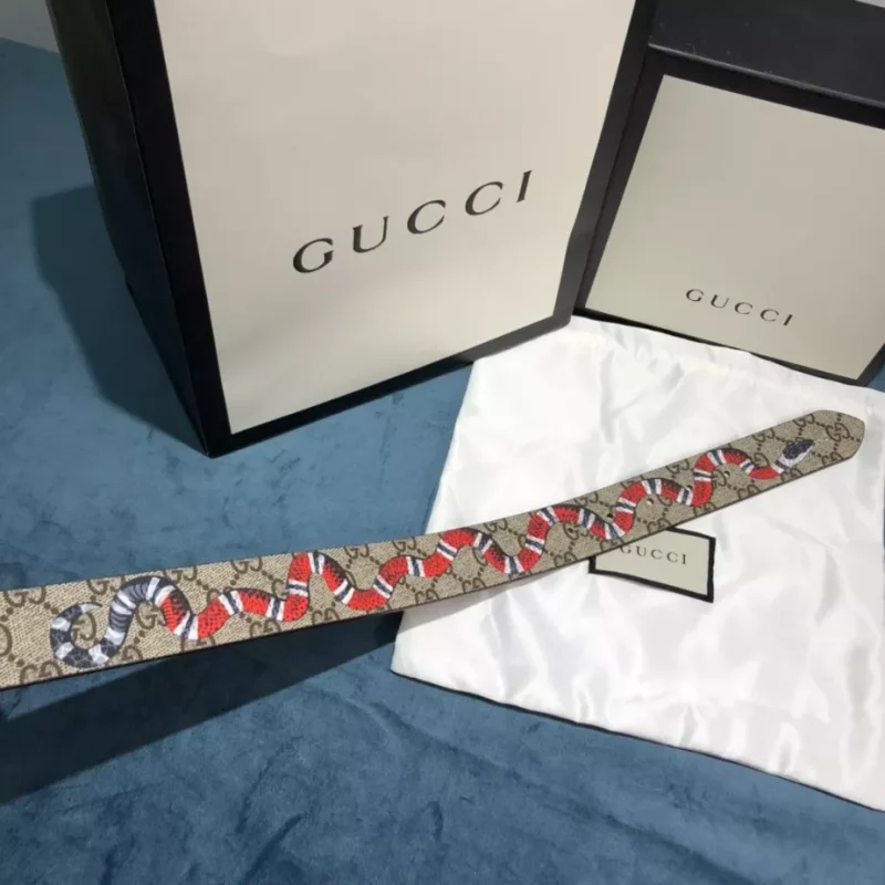SNAKE PRINT GG SUPREME BELT ¨C B0151 - Image 3