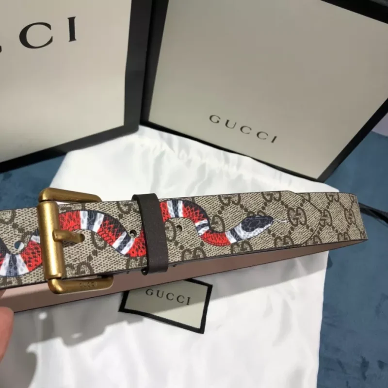 SNAKE PRINT GG SUPREME BELT ¨C B0151 - Image 6
