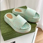 WOMEN¡¯S JUMBO GG PLATFORM SLIDE SANDAL ¨C GCS22