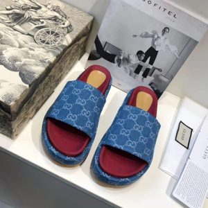 ?WOMEN¡¯S PLATFROM SLIDE SANDALS ¨C GCS13