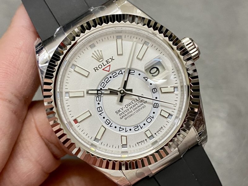 Rolex Sky Dweller 42 White Dial Oysterflex M336239 0003 - Image 6