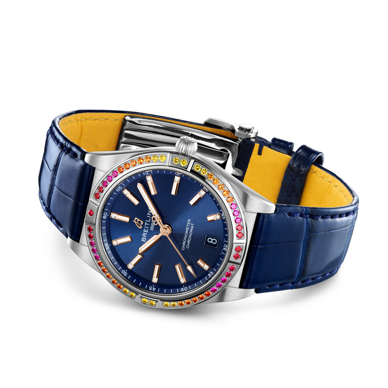 Breitling Chronomat Automatic 36 South Sea, Stainless Steel, Diamonds and Gem, Ref# A10380611C1P1, Unworn 2024 - Image 3