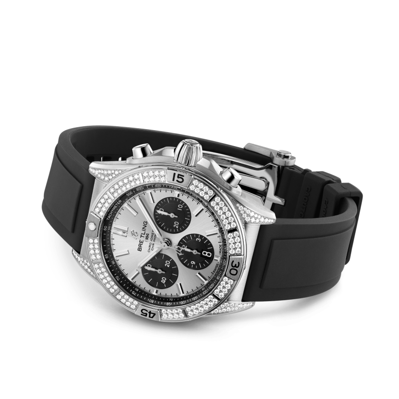 Breitling Chronomat B01 42, Stainless Steel and Diamonds, Ref# AB0134721G1S1, Unworn 2024 - Image 3