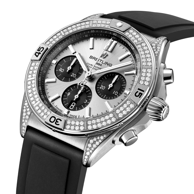 Breitling Chronomat B01 42, Stainless Steel and Diamonds, Ref# AB0134721G1S1, Unworn 2024 - Image 2