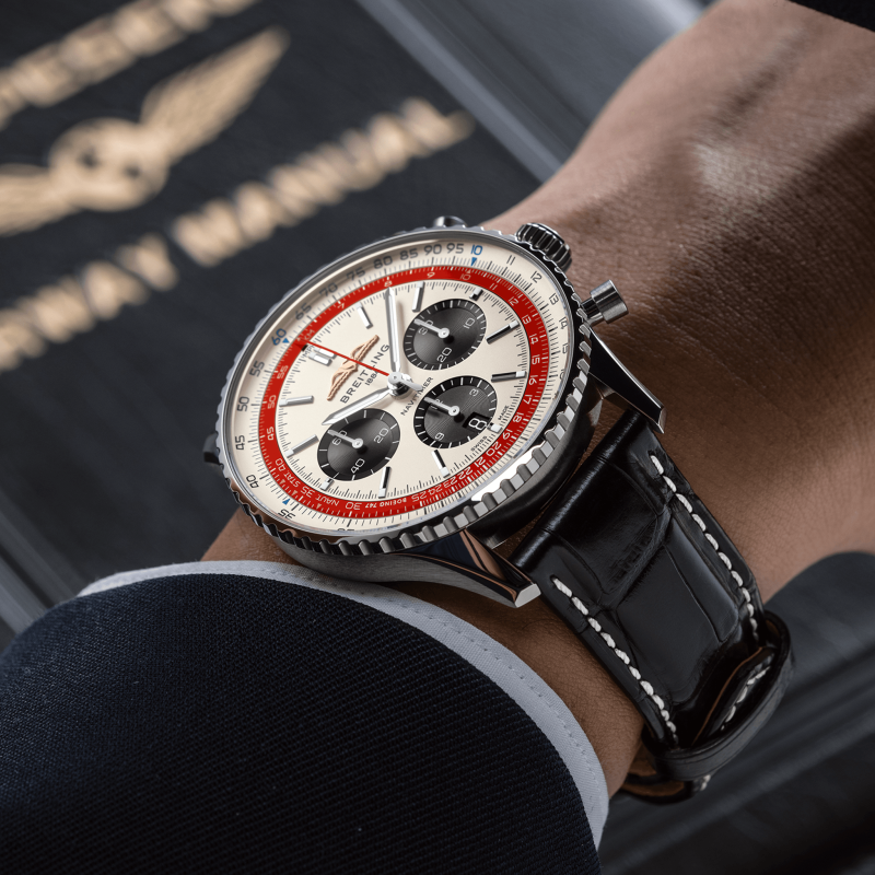 Breitling Navitimer B01 Chronograph 43 Boeing 747, Stainless steel, Ref# AB01383B1G1P1, Unworn 2024 - Image 6