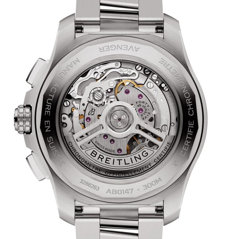 Unworn Breitling Avenger B01 Chronograph 44 Ref# AB0147101A1A1 - Image 4