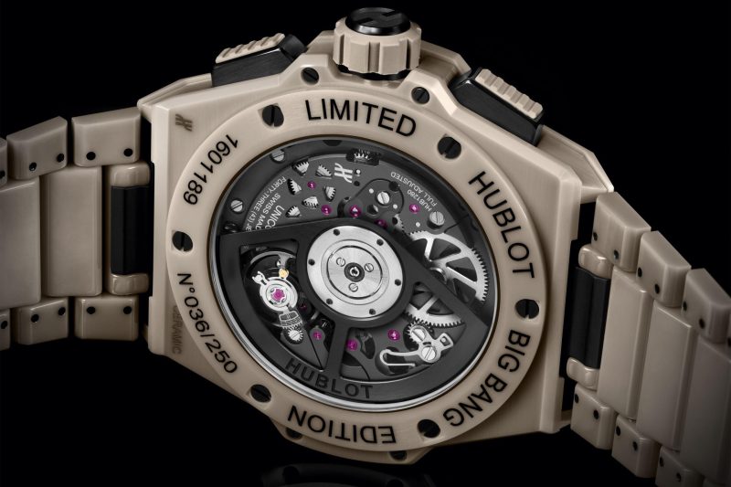 Hublot Big Bang INTEGRATED BEIGE CERAMIC Ref# 451.CZ.4620.CZ - Image 4