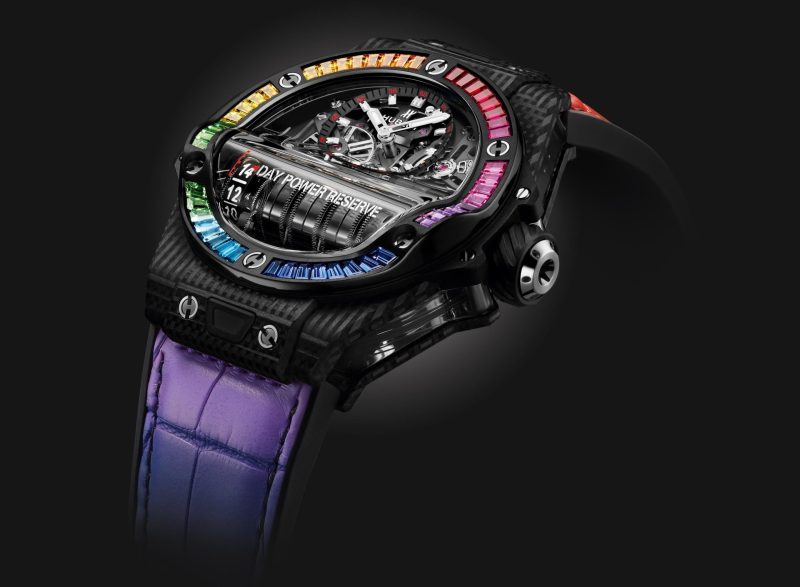 Hublot Big Bang MP-11 POWER RESERVE 14 DAYS 3D CARBON RAINBOW Ref# 911.QD.0123.LR.4099 - Image 3
